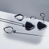 Clear Storage Box for Guitar Picks; Heart Model Collection Case with Keyring Attachment