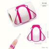 100 Pcs Polymer Gel Nail Extension Paper Forms, Butterfly Square Horseshoe Nail Guide Molds for Salon and Home Use