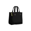 Coach Dempsey Tote 22 Solid Color Detachable Shoulder Strap Snap Leather Music Score Tote Shopping Bag Women tote Black CO971-IMBLK
