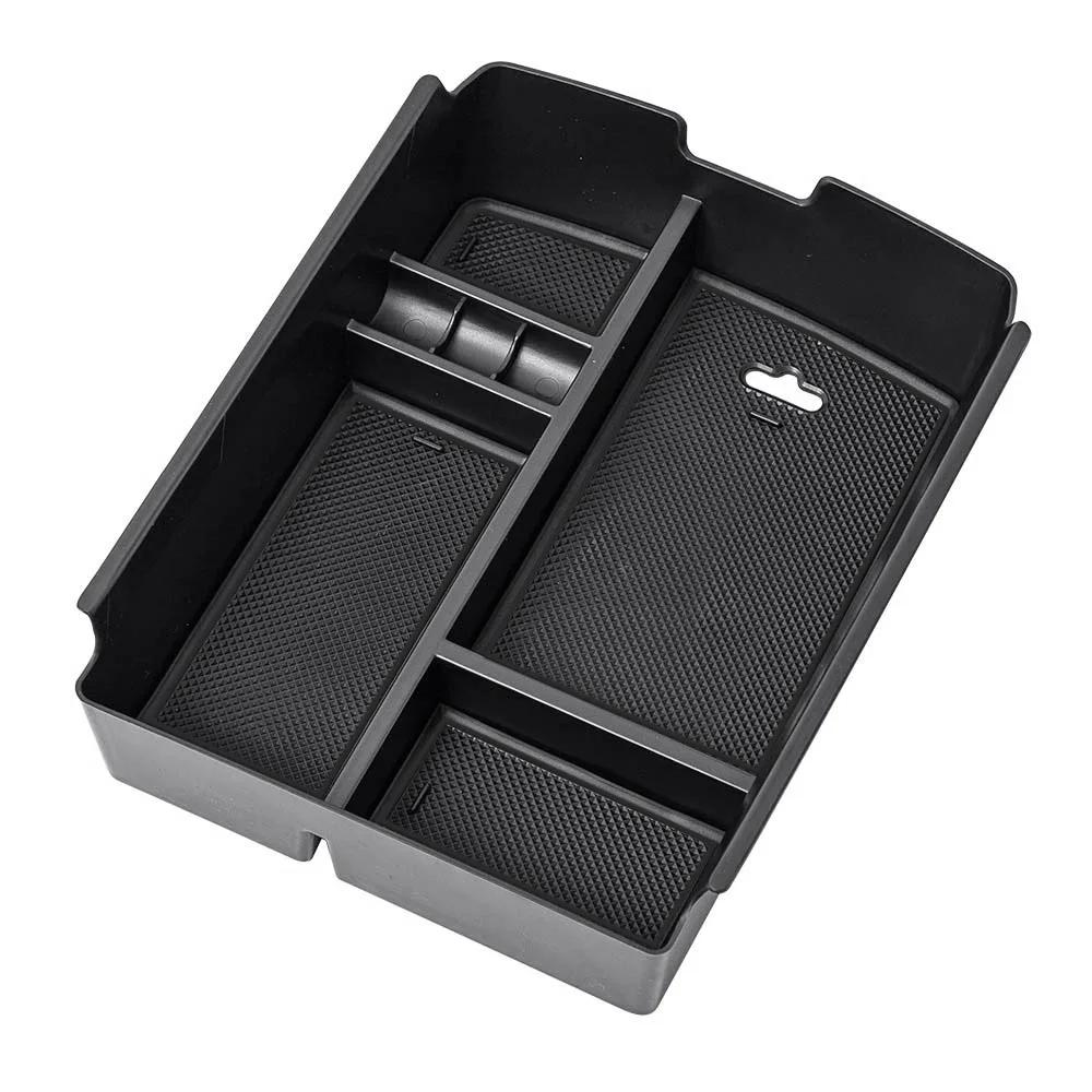 Car Armrest Center Storage Box Container Glove Organizer Case 2018 2019 2020 2021 2022 2023 accessories For Volkswagen VW Atlas чёрный