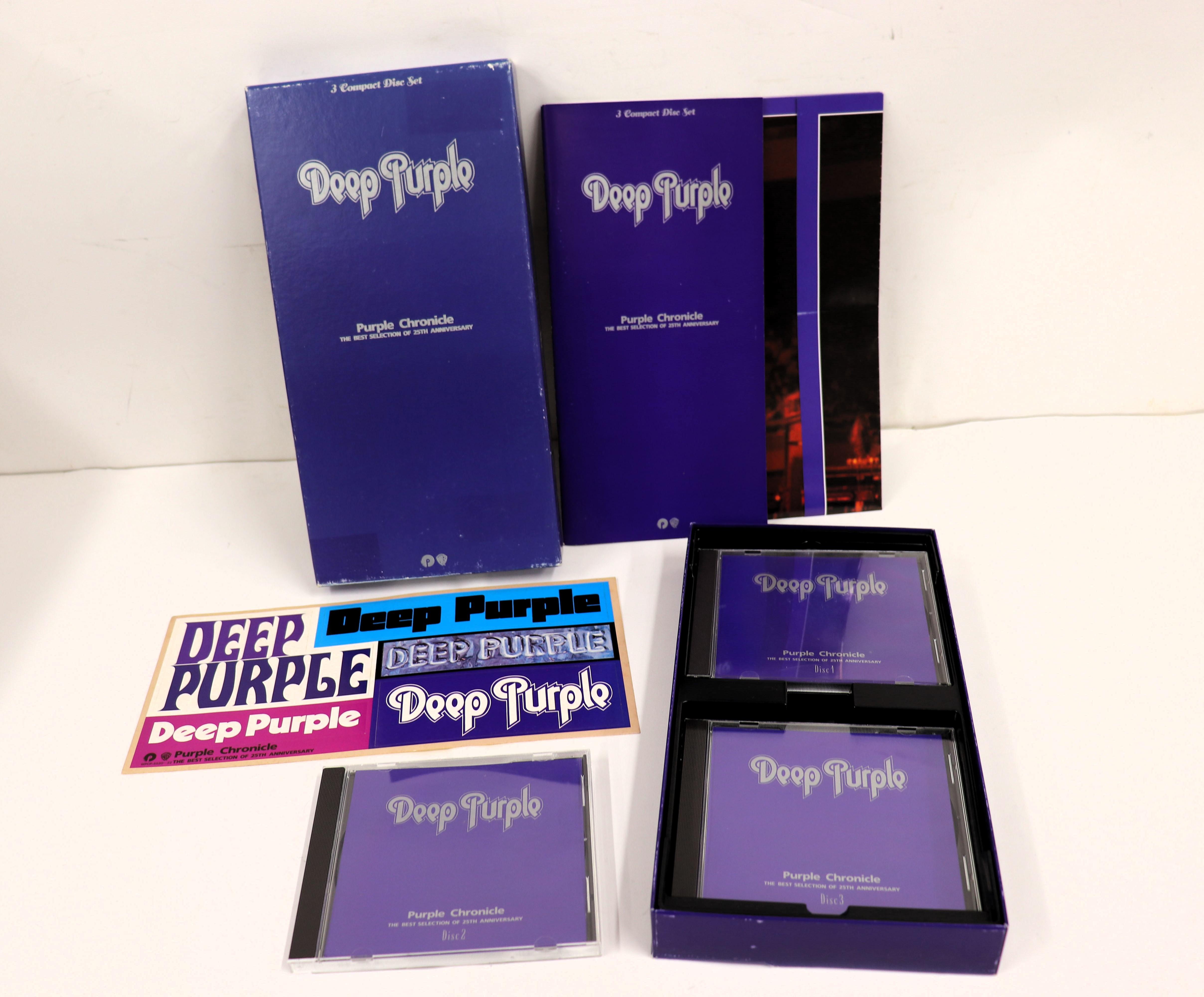 CD ГЛУБОКИЙ ФИОЛЕТОВЫЙ Purple Chronicle Лучший Выбор WPCP552022 WARNER BROS 1993 Япония Рок Б/у