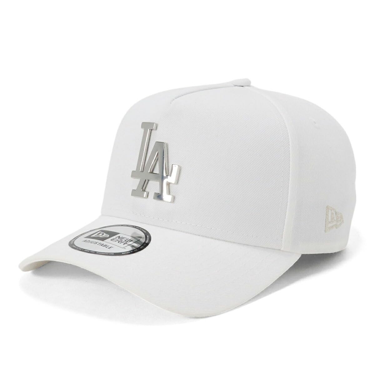 

New Era 9FORTY MLB ONSPOTZ Exclusive LA White Cap with a Metal Badge from the Los Angeles Dodgers (Free Shipping)