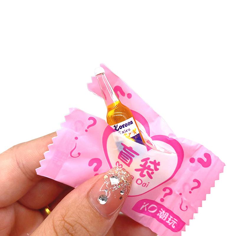 10Pcs Random Mini Independent Packaging Surprise Blind Bag Kawaii Bottle Food Model Child Birthday Party Favors Gifts