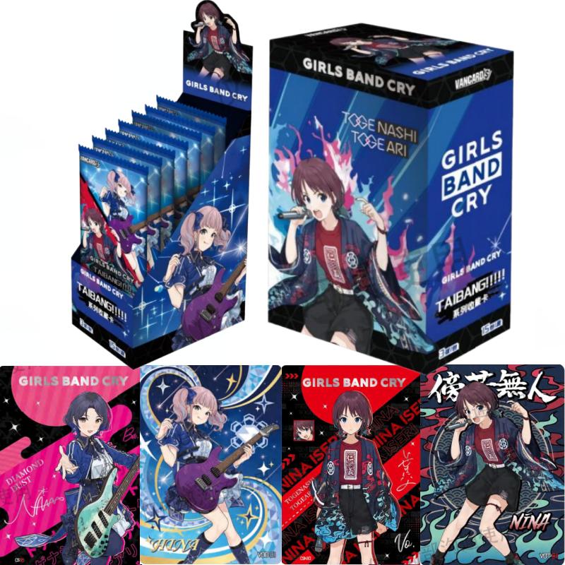 New Genuine Girls Band Cry TAIBANG!!!!! Vol.2 Trading Cards Anime Character Collection Cards Gift Toy for Girls