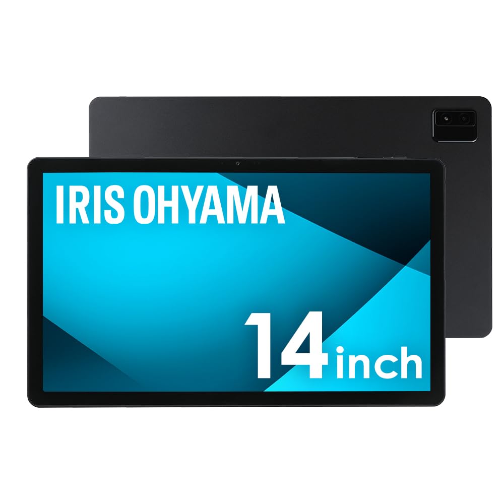 IRIS OHYAMA Tablet 14inch 128GB Android14 Sub Monitor Portable Monitor Large Screen Bluetooth Function Black TM14D1M76-V1B