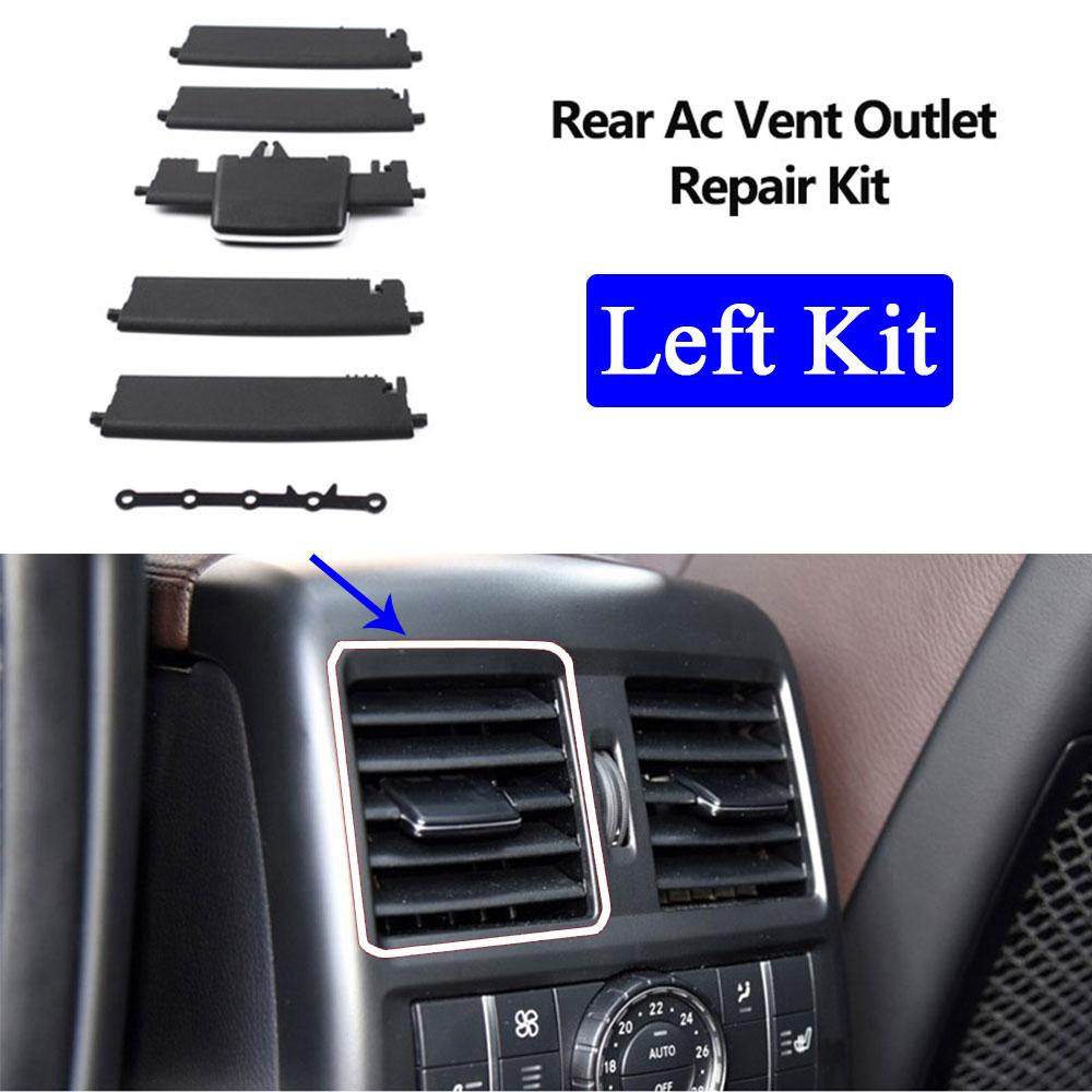 Car Front Left Right Air Vent Grille Cover Tab Clips Rear AC Vent Outlet Repair Kit For Mercedes Benz W166 W292 ML GL GLE