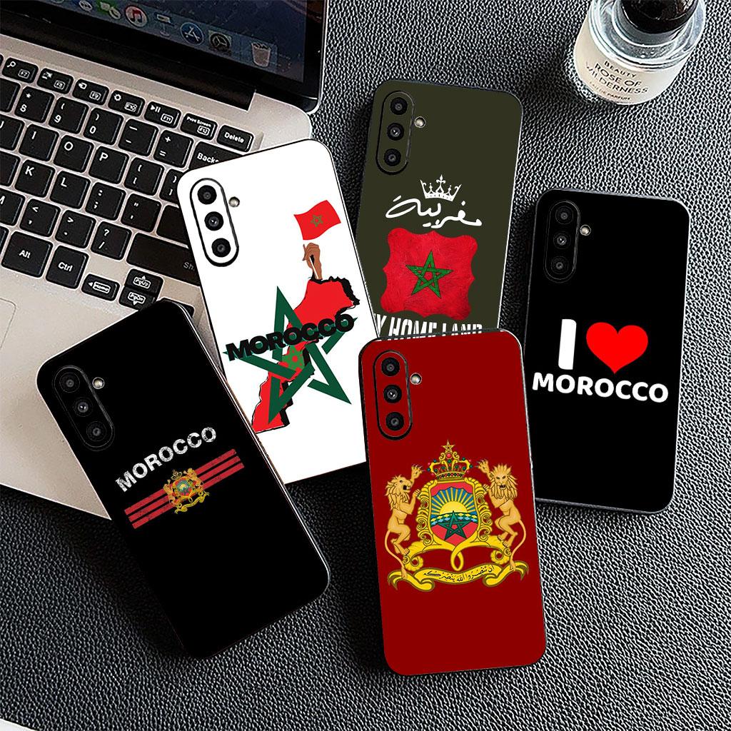 Soft Cover for Apple iPhone 13 12 Mini XS 11 Pro Max 7 8 Plus + XR SE 2022 2020 SE3 Coque Phone Case Morocco Flag