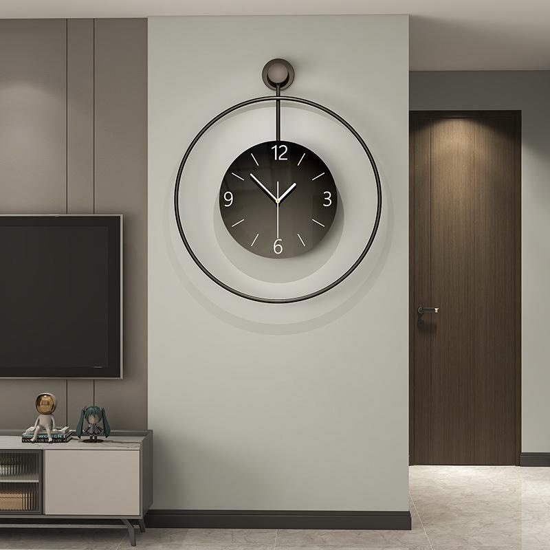 Luxury Silent Wall Clock: Modern, Stylish Timepiece for Living and Dining Rooms