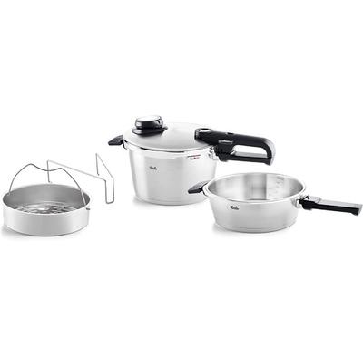 Fissler Vitavit Premium Pressure Cooker Set, 2 Items (622-412-11-070/0)