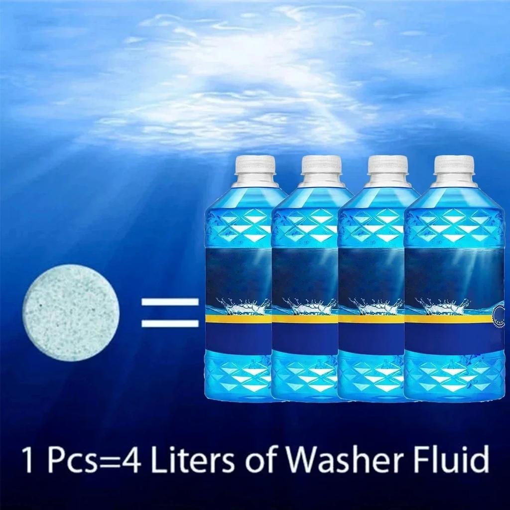 20/40/60PCS Car Windshield Cleaner Glass Water Solid Effervescent Tablet Cleaner Concentrated Tablets Detergent Car Accessory