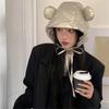 Unisex Warm Hat Earmuffs Warm Trapper Hat for Skiing Skateboarding Thick Windproof Down Hat for Cold Weather  Gray