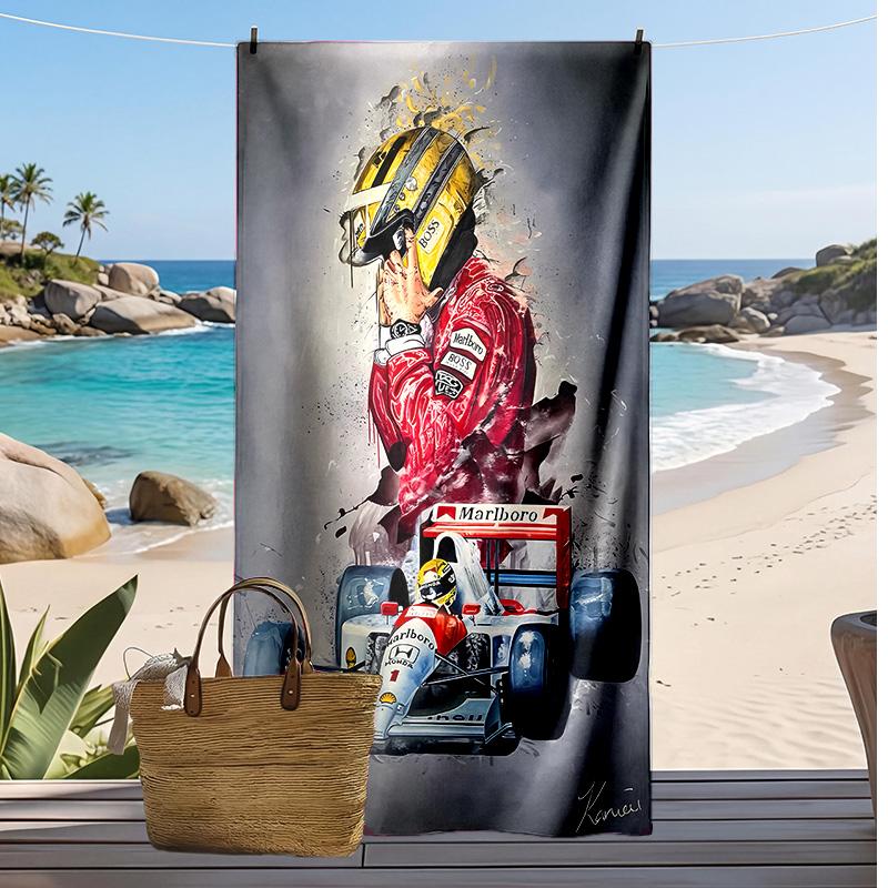 Avatar State Printed Beach Towel Quick Dry Soft TowelPortable Large Rectangular Beach Blanket for Travel Swimming Pool