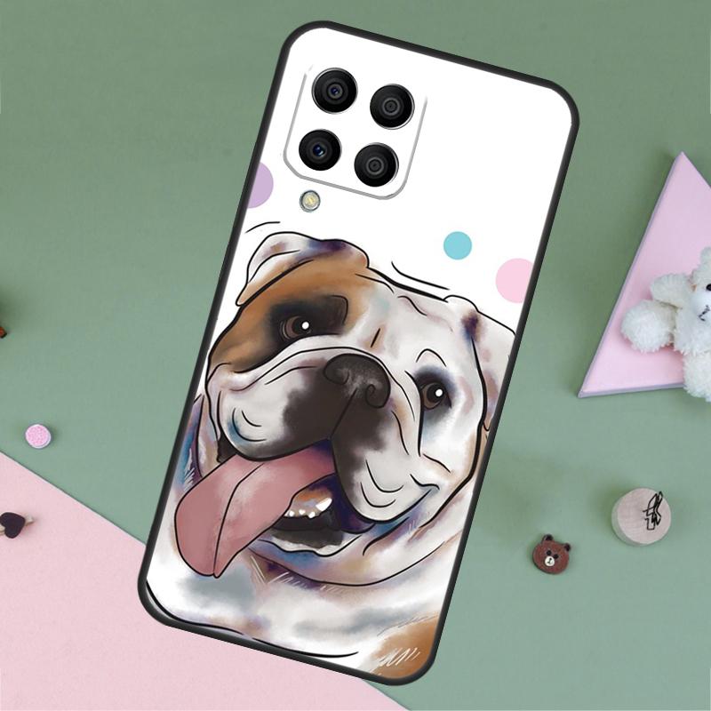 British Bulldog For Samsung Galaxy M11 M21 M31 M12 M13 M14 M15 M35 M34 M54 M33 M53 M32 M52 M06 M16 M55 Case