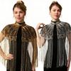 Luxury Long Tassels Indian Shawl with Beadwork And Soft Polyester Fabric Bohemian Fringe Evening Wrap