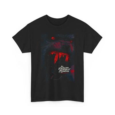 An American Werewolf In London Movie Unisexs Black T Shirt Size S To 5xl Vintage Unisex Breathable Slightly Streetwear