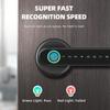 Bedroom Zinc Alloy Door Lock Handle Set Biometric Security Door Lock Smart Fingerprint Keyless Electronic Digital Lock