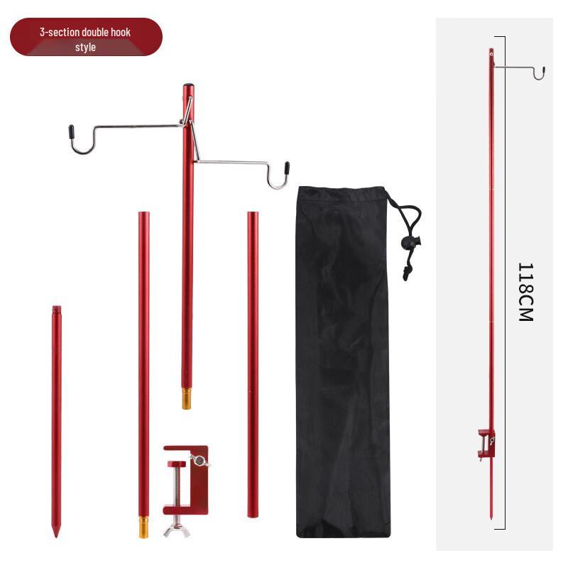 Ultralight Aluminum Folding Camping Lantern Stand