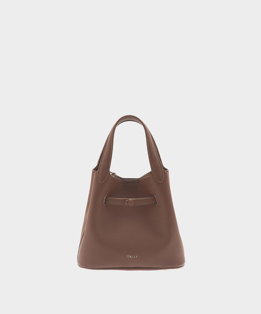 Talli [Pouch Set] Lower Belted Bucket Bag 26_Camel