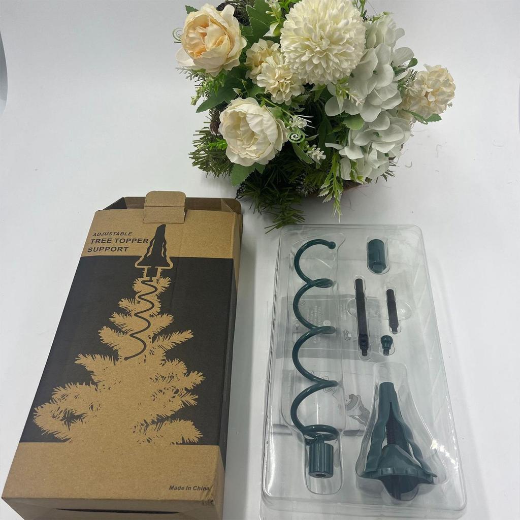 Christmas Tree Topper Stand Adjustable Tree-Topper Holder Sturdy Spiral Holder Twist On Tree Topper Supporter Replacement