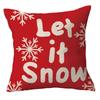 Christmas Pillowcase Red Elk Light Luxury Pillowcase Car Neck Cushion Home Pillowcase
