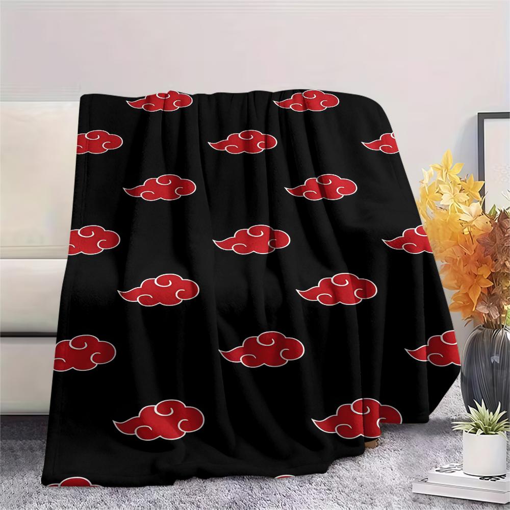 1Pc Cartoon Print Flannel Blanket, High Quality Comfortable for All Seasons, Home Decor, Warmth and Comfort, Perfect for Christmas Birthday Gift