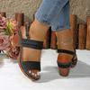 Fashion Ladies Shoes 2025 Hot Sale Open Toe Women's Sandals Fashion Buckle Strap Summer New Casual Plus Size Best Seller Heeled Sandals