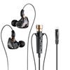 New Stereo Over-Ear Wired Headphones with Live Singing and Reverb Monitoring for K-Song Recording