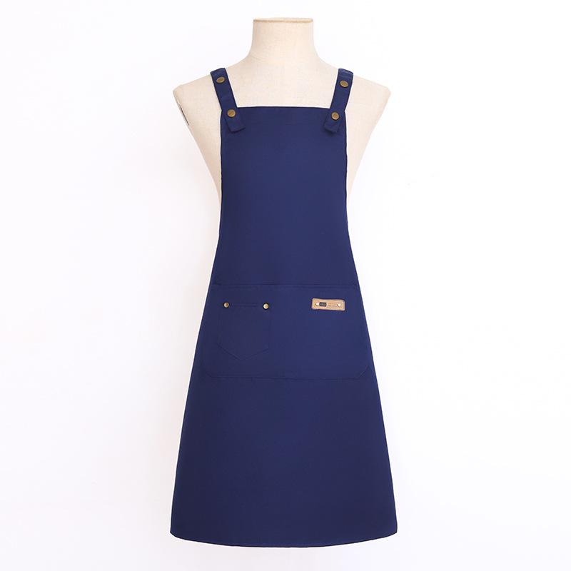 2024 Women's Custom Logo Apron: Trendy Kitchen & Milk Tea Shop Workwear