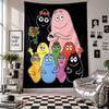 Wall TapestryBarbapapa Art Hanging Cloth Decorative Background Cover for Room Decoration