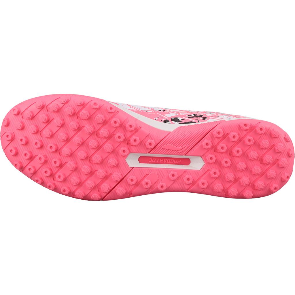 New LiNing TF Rubber Broken Studs Artificial Ground Cushioning Anti Slip And Wear Resistant Soccer Shoes Men's Pink YSTU005-17