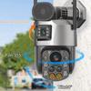 OKAM PRO APP HD 4K 8MP 36X Zoom 4G Kamera Dual-Linse Personenerkennung Auto-Tracking WIFI Außenkamera Nachtsicht Wasserdicht CCTV