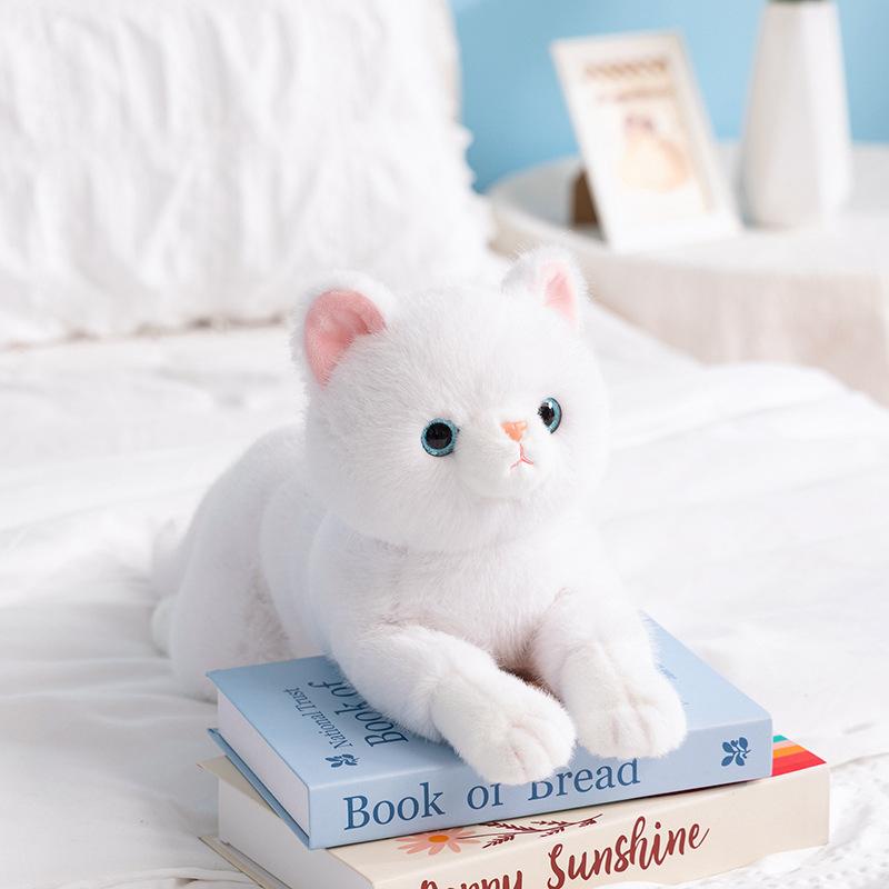 Non-Toxic 50Cm Simulated Cat Dolls Kitten Plush Toy Children Sleeping Pillow Animals Doll Home Decor Toy For Birthday Valentine'S Day Gift