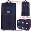 158L Aviation Large Capacity Rolling Travel Bag - Foldable Wheeled Luggage Storage, Oxford Cloth