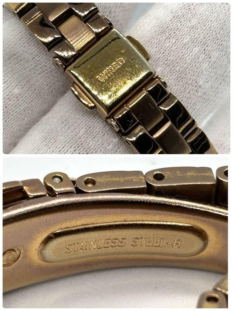 [USED] Battery Wiredf SEIKO watch white WIREDf watch
