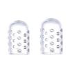 30Pcs Silicone Nail Protectors Breathable Anti-Friction Toe Caps with Holes Men Women Corns Blisters Pain Relief Finger Toe Covers Guards