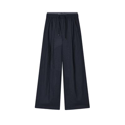 Pantalones casuales versátiles de moda esmeralda sueltos y modernos para mujer F11W534809F-ZA