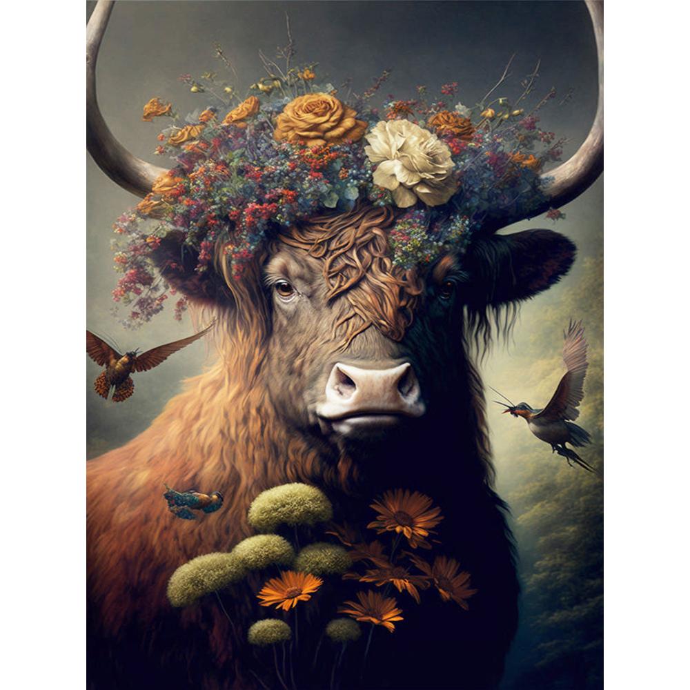 5D Diamond Painting Flower Animal Tiger Fox Flamingo Home Decoration Full Square&Round Diamond mosaic embroidery Cross stitch