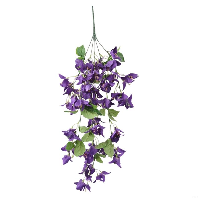 Artificial Flower Wall Hanging, Cascading Bougainvillea Accent for Wedding Display, Photo Area and Indoor Home Use