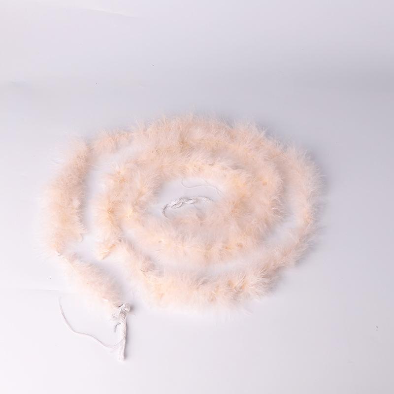 Feather Fleece 2 Meters Turkey Fleece Feather Strip, Flat Fleece Strip, Cartoon Wedding Feather Strip