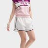 Fila Simple Logo Print Thin Mid Waist Casual Shorts Women Shorts White F11W429805FWT