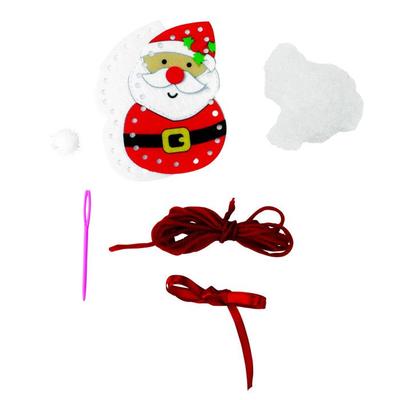 MegaCréa DIY - Felt Santa Claus Christmas Decoration