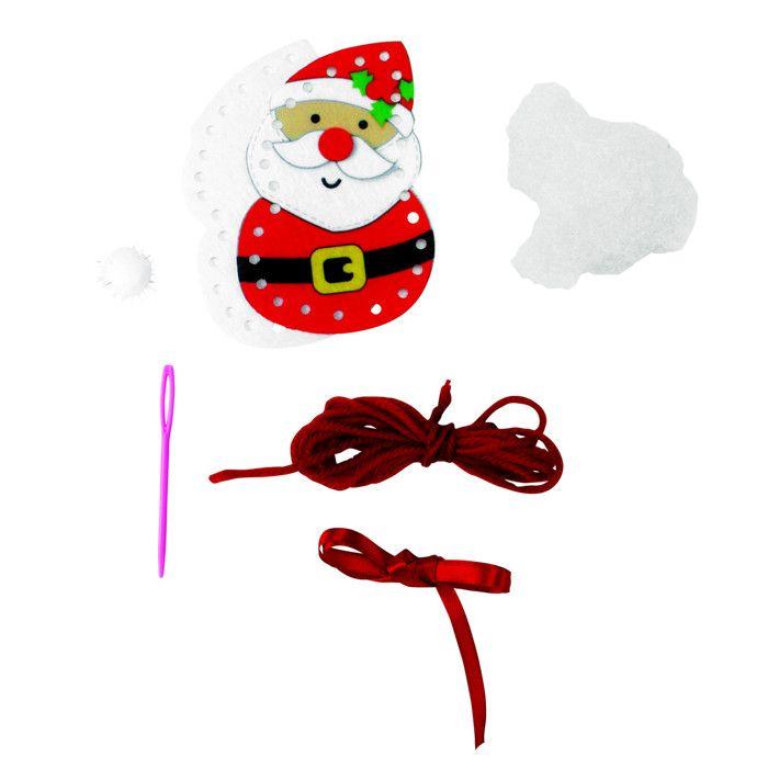 Décoration de Noel en feutrine Père Noël