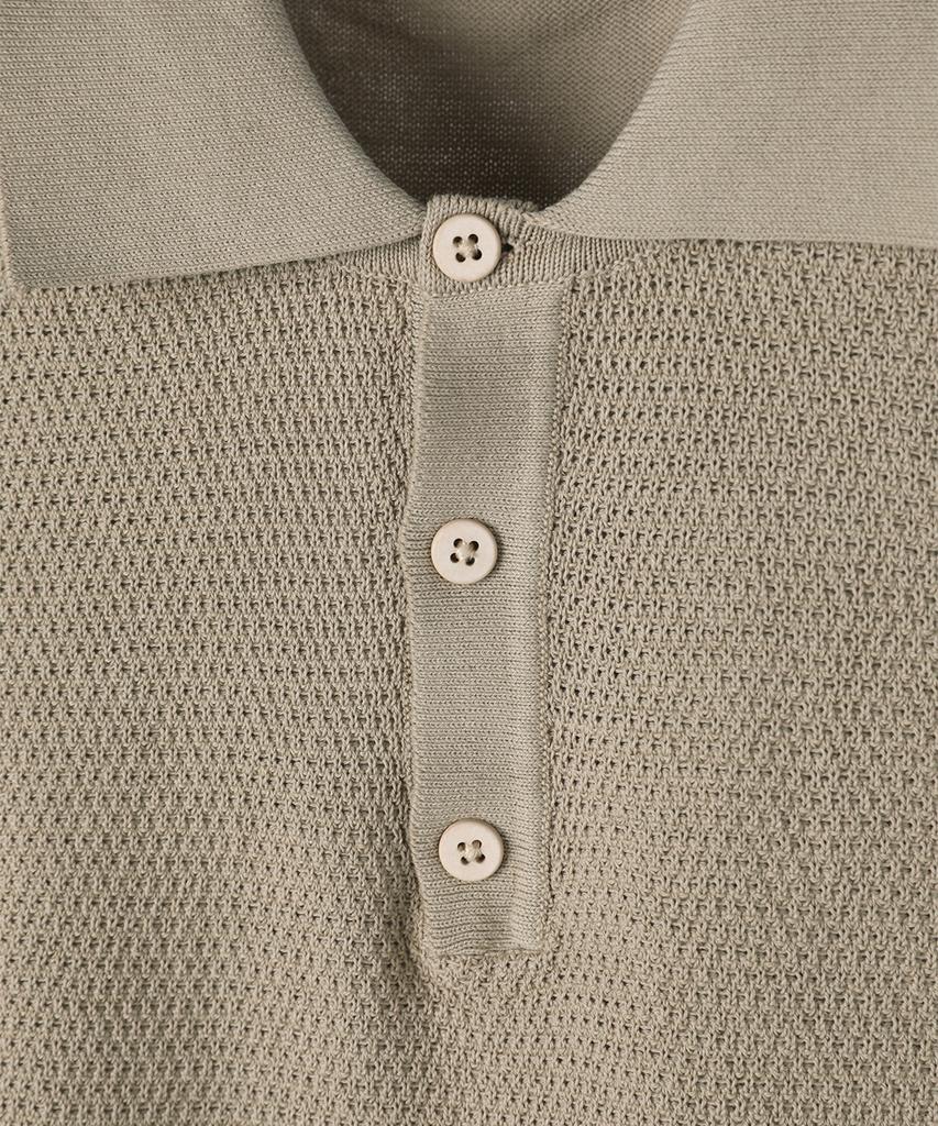 PANICALE Cotton Knit Polo Shirt 2 Colors