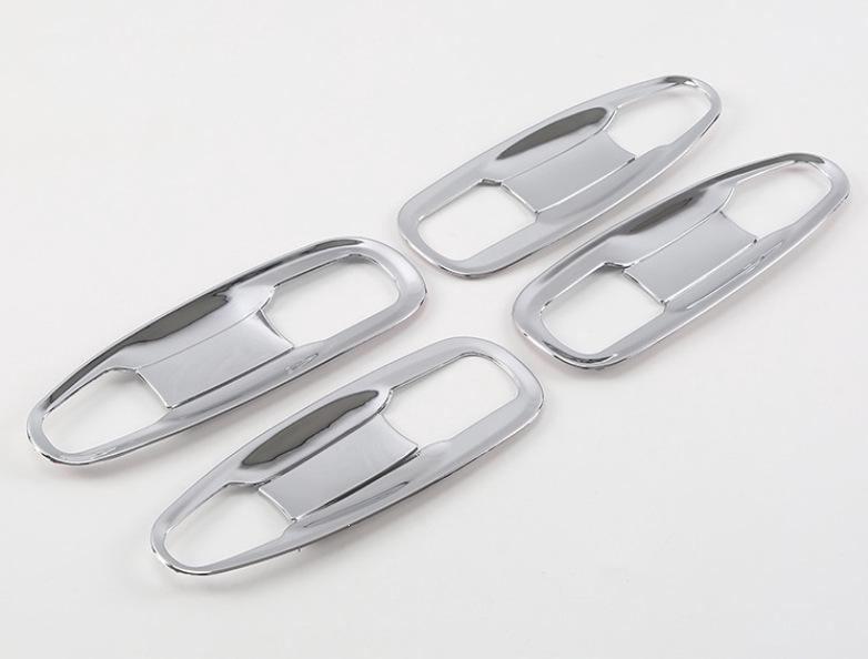 Stainless Steel Door Handle Bowl Trim for 2010-2019 Toyota Prado