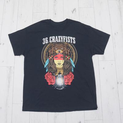 36 CRAZYFISTS BAND Collection Tournée Mondiale Cadeau Pour Fan S à 5XL T-shirt SA440 T-Shirt Unisexe