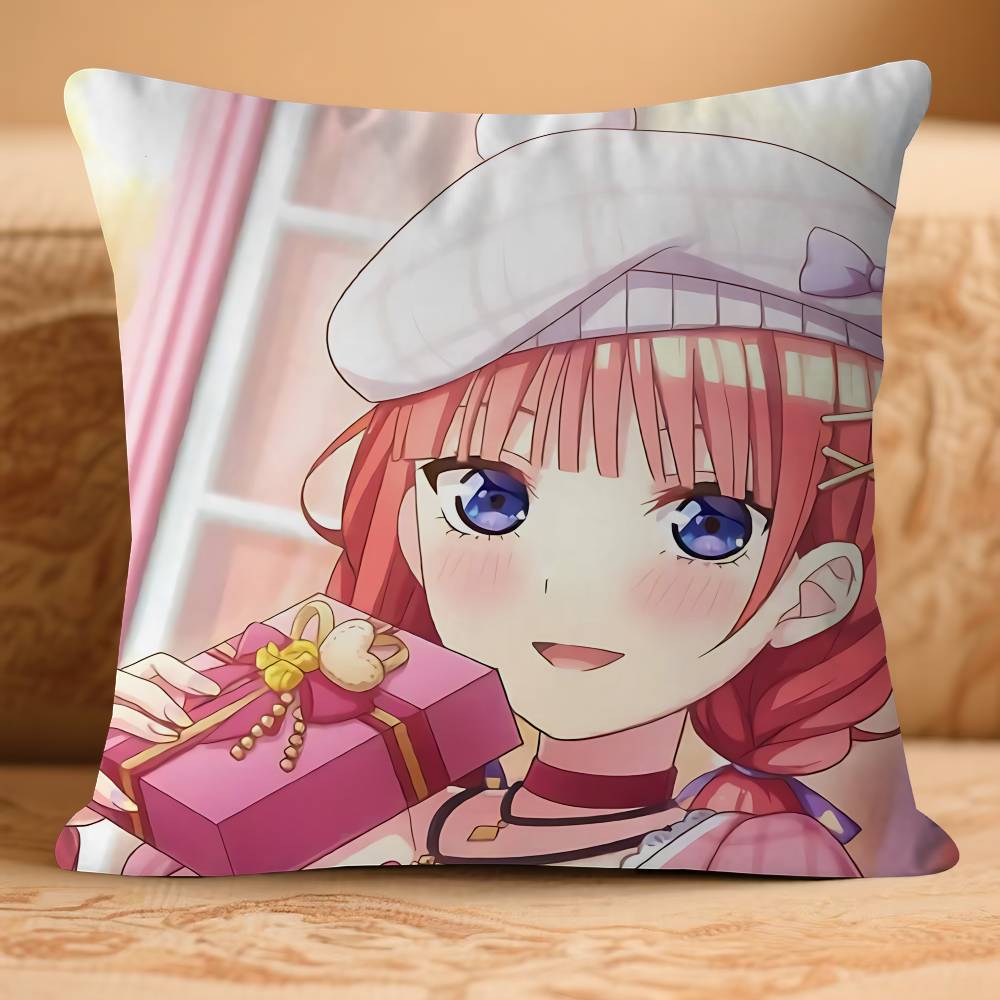 Ni-no Anime N-NakanoS Kissenbezug Abnehmbar Waschbar Kissenbezug – Ganzjährig Weiches Leinen