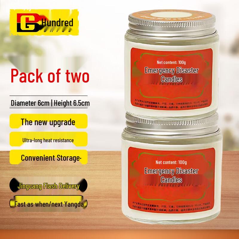 Baige Emergency Windproof & Smokeless Candle