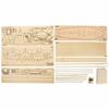 Excras Wooden Sailing Ship Model, DIY Wooden Sailing Ship Kit, Sailing Ship Model, Handmade Model Decoration