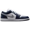 Jordan 1 Bajo Gris Lobo Azul Medianoche Jordan 553558-141 Jordan 553558-141
