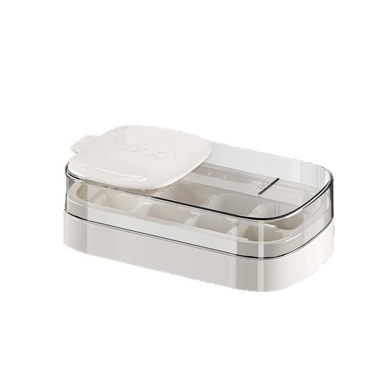 8 Grid Square Ice Cube Tray With Lid Flexible Easy Release Ice Cube Mold Reusable Ice Freezer For Cocktails Beverages